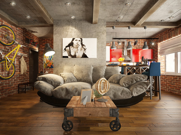 Фото из портфолио Лофт в ЖК "Ромашково" – фотографии дизайна интерьеров на INMYROOM