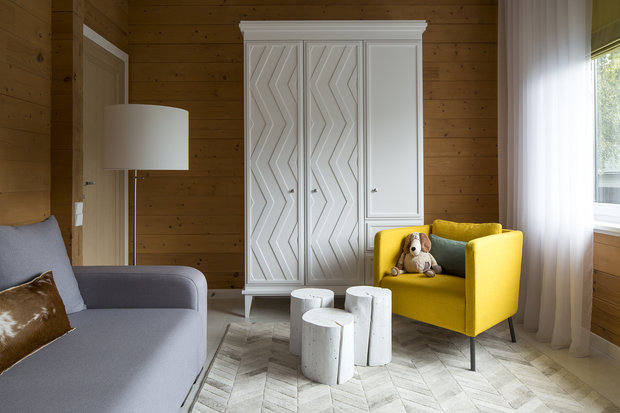 Фотография: Детская в стиле Современный, Эко, Дом, Дом и дача, 4 и больше, Более 90 метров, Студия TS Design, Эксклюзивные проекты, построить дом, строительство дома, дом в эко стиле, фото интерьера, дизайн интерьера фото – фото на INMYROOM