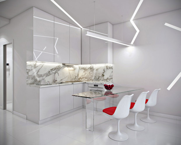 Фото из портфолио Квартира «Гравитация», 39 кв.м. – фотографии дизайна интерьеров на INMYROOM