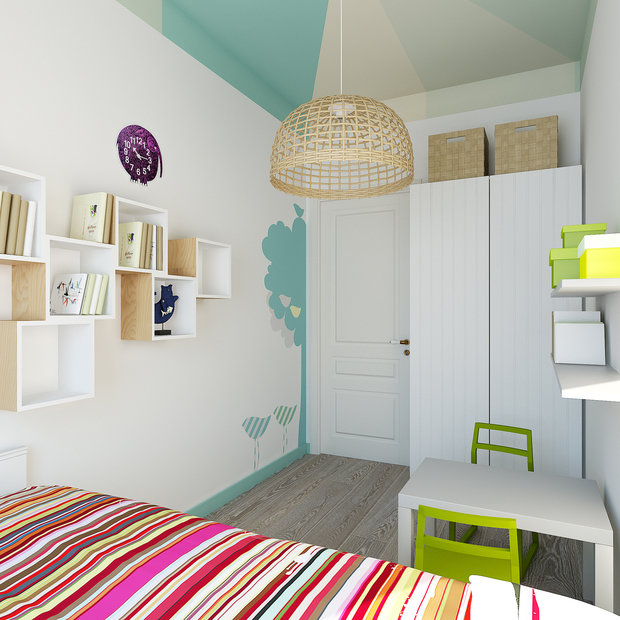 Фото из портфолио CinemaLoft. Лофт в центре Петербурга для молодой семьи – фотографии дизайна интерьеров на INMYROOM