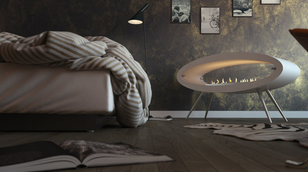 Фото из портфолио Гостиная с биокамином Decoflame. – фотографии дизайна интерьеров на InMyRoom.ru