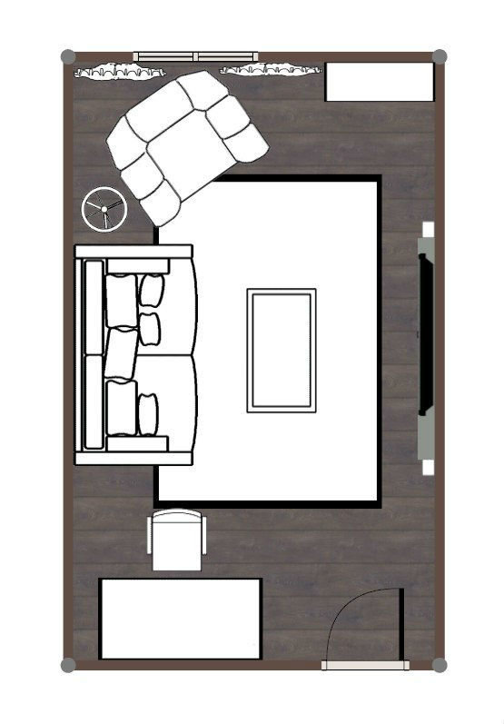 Фото из портфолио Гостиная для молодой пары – фотографии дизайна интерьеров на INMYROOM