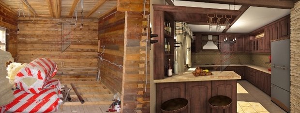 Фото из портфолио До и после дизайн-проекта. – фотографии дизайна интерьеров на InMyRoom.ru