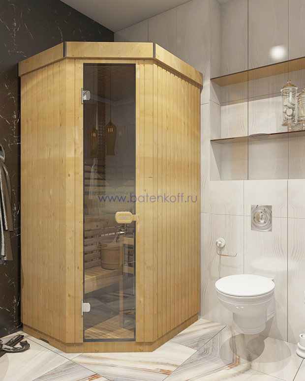 Фото из портфолио Дизайн проект туалета в стиле современной классики. Москва. Мичуринский  – фотографии дизайна интерьеров на InMyRoom.ru