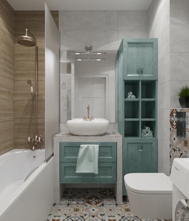 Фото из портфолио Проект "Сержанта Мишина" – фотографии дизайна интерьеров на INMYROOM