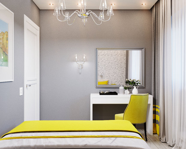 Фото из портфолио Яркие моменты - дизайн спальни в Москве – фотографии дизайна интерьеров на INMYROOM
