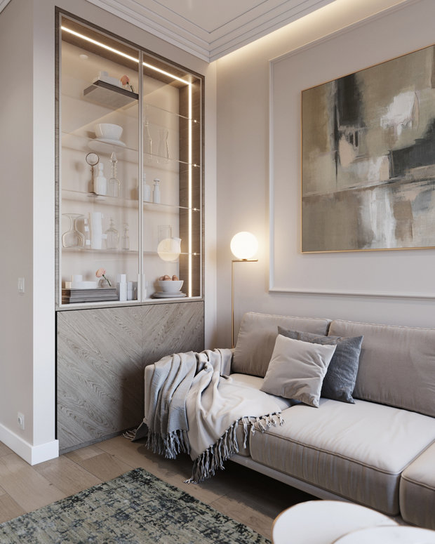 Фото из портфолио Квартира в ЖК "Life Ботанический сад" – фотографии дизайна интерьеров на INMYROOM