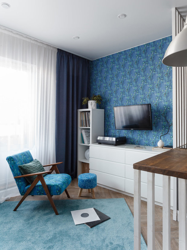 Фотография: Гостиная в стиле Скандинавский, #каксэкономить – фото на INMYROOM