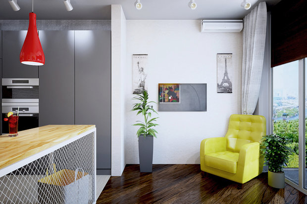 Фото из портфолио Апартаменты в стиле лофт – фотографии дизайна интерьеров на INMYROOM