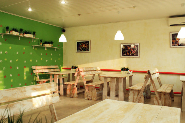 Фото из портфолио Кафе "Lime" – фотографии дизайна интерьеров на INMYROOM