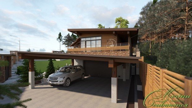 Фото из портфолио Загородная усадьба "Горный воздух" – фотографии дизайна интерьеров на INMYROOM