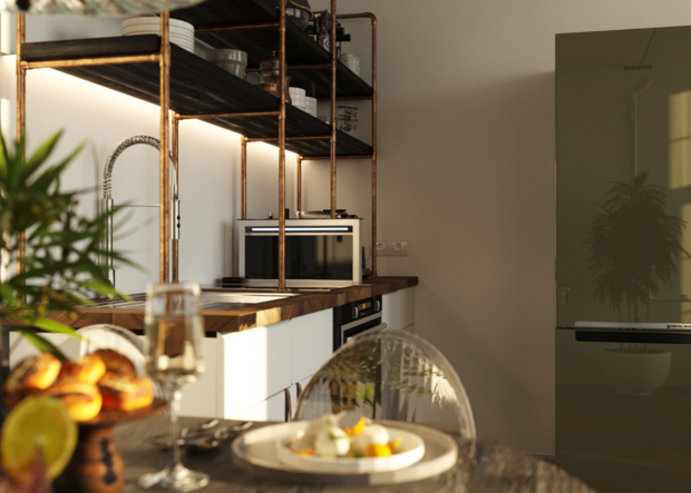 Фото из портфолио Loft 1 – фотографии дизайна интерьеров на INMYROOM