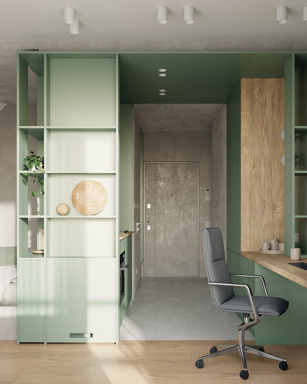 Фото из портфолио Квартира-студия в Санкт-Петербурге, 23,3 м2 – фотографии дизайна интерьеров на INMYROOM