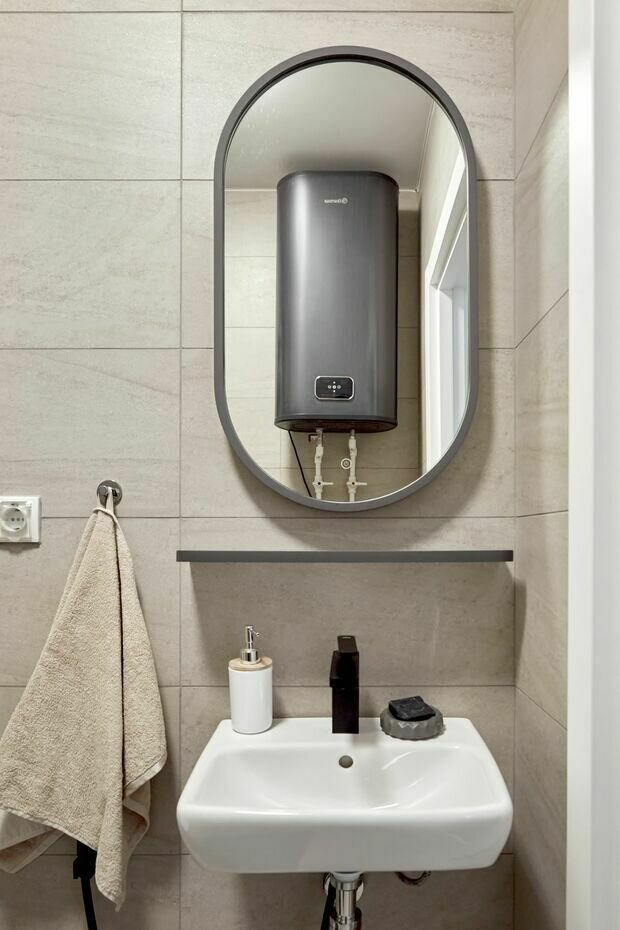 Фотография: Ванная в стиле Современный, Минимализм, Проект недели – фото на INMYROOM