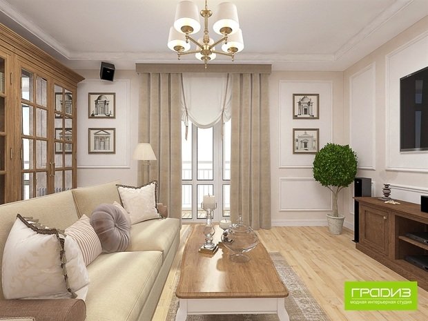 Фото из портфолио Уютная классика – фотографии дизайна интерьеров на INMYROOM