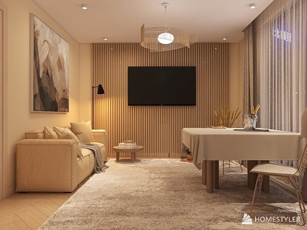 Фото из портфолио Джапанди 69 кв.м. – фотографии дизайна интерьеров на INMYROOM