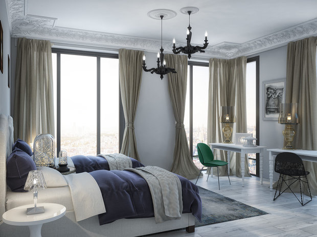 Фото из портфолио Темная классика – фотографии дизайна интерьеров на INMYROOM
