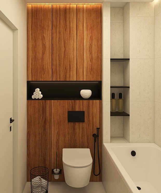 Фото из портфолио Минималистичная квартира 91м2 в Москве для семьи с двумя детьми – фотографии дизайна интерьеров на INMYROOM