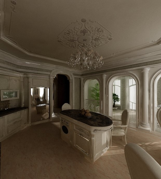 Фото из портфолио Коттедж в поселке Палникс – фотографии дизайна интерьеров на INMYROOM