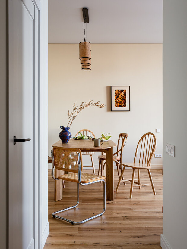 Фотография: Кухня и столовая в стиле Современный, Джапанди, Квартира, Проект дня, Екатеринбург, 2 комнаты, 60-90 метров, Анастасия Заркуа – фото на INMYROOM