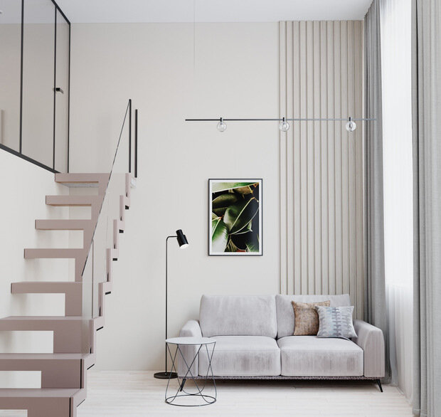 Фото из портфолио двухуровневая квартира2 – фотографии дизайна интерьеров на INMYROOM