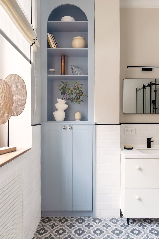 Фотография: Ванная в стиле Скандинавский, Современный, Эко, Винтажный, Квартира, Проект недели, Сталинка, Казахстан, Кирпичный дом, 4 и больше, Более 90 метров, Алматы, FM Interiors, Фариз Мамедов – фото на INMYROOM