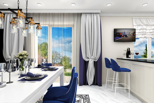 Фото из портфолио Дизайн кухни-столовой – фотографии дизайна интерьеров на INMYROOM