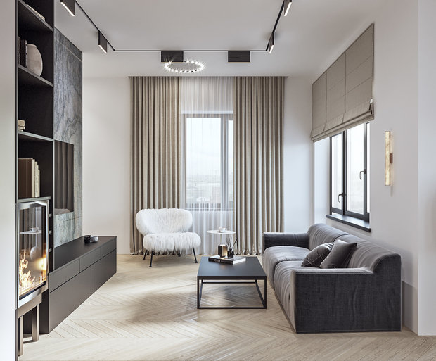 Фото из портфолио Стиль Минимализм – фотографии дизайна интерьеров на INMYROOM