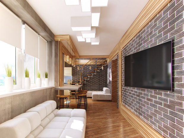 Фото из портфолио Над городом – фотографии дизайна интерьеров на InMyRoom.ru