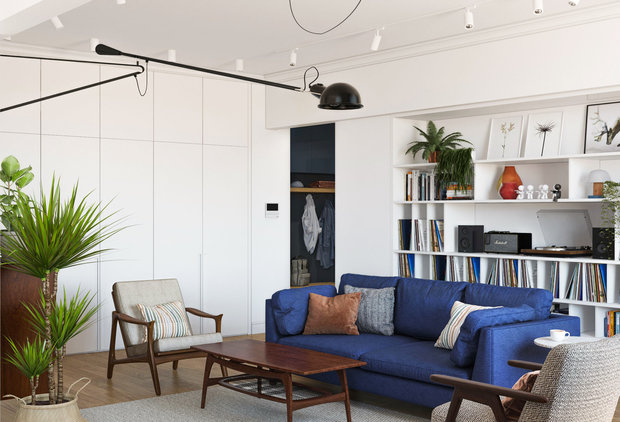 Фото из портфолио Квартира для молодой семьи – фотографии дизайна интерьеров на INMYROOM