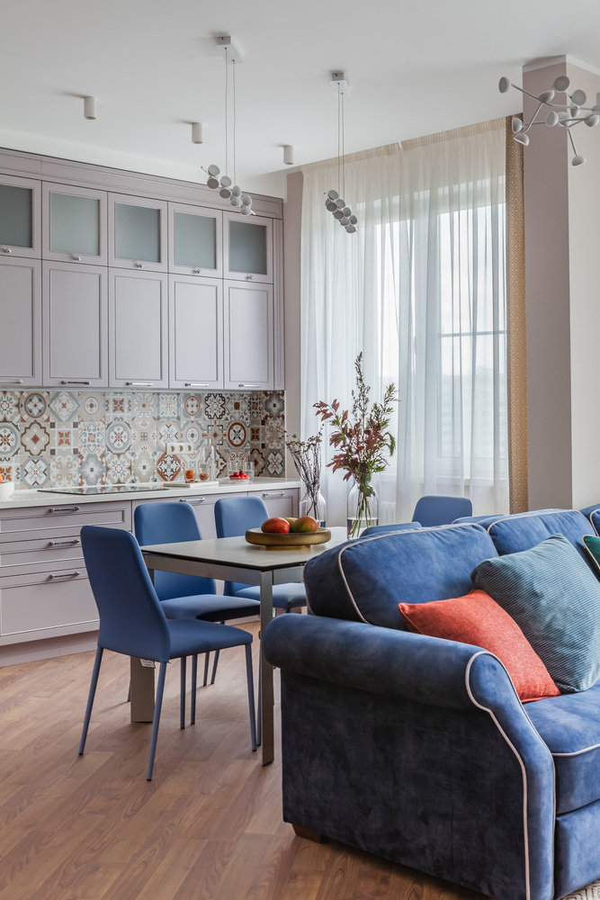 Фотография: Кухня и столовая в стиле Современный, Квартира, Проект недели, Зеленоград, Монолитный дом, 4 и больше, Более 90 метров, Pallage Studio, Ольга Митник, ПРЕМИЯ INMYROOM – фото на INMYROOM