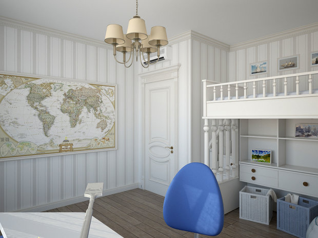 Фотография: Детская в стиле Прованс и Кантри, Дом, Дома и квартиры, Прованс – фото на INMYROOM