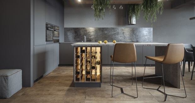 Фото из портфолио Холодный эко-интерьер – фотографии дизайна интерьеров на INMYROOM