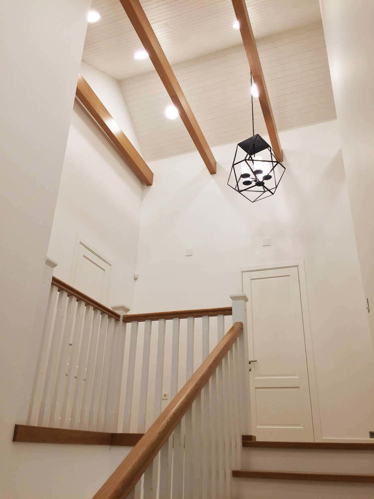 Фотография: Прихожая в стиле Современный, Скандинавский, Дом, Проект недели, Дом и дача, Липецк, Алексей Иванов, Павел Герасимов, Geometrium, видео, 4 и больше, Более 90 метров – фото на INMYROOM