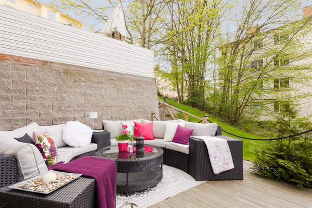 Фотография: Балкон, Терраса в стиле Современный, Скандинавский, Малогабаритная квартира, Квартира, Дома и квартиры – фото на INMYROOM