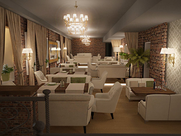 Фото из портфолио Ресторан – фотографии дизайна интерьеров на INMYROOM