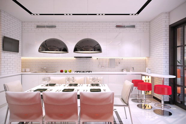 Фото из портфолио Мандариновый всплеск – фотографии дизайна интерьеров на INMYROOM