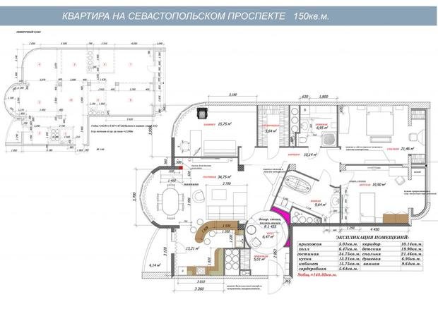 Фото из портфолио квартира в ЖК "Три капитана" – фотографии дизайна интерьеров на InMyRoom.ru