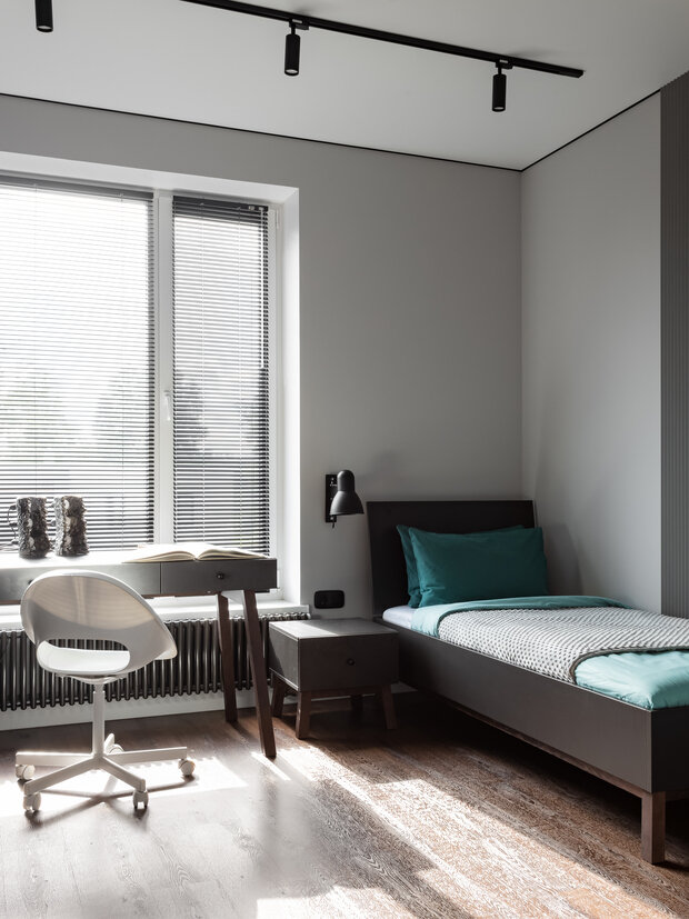 Фотография: Детская в стиле Современный, Минимализм, Дом, Проект недели, Дом и дача, 4 и больше, Более 90 метров, Челябинская область, Денис Тарасенко, Олеся Тарасенко – фото на INMYROOM