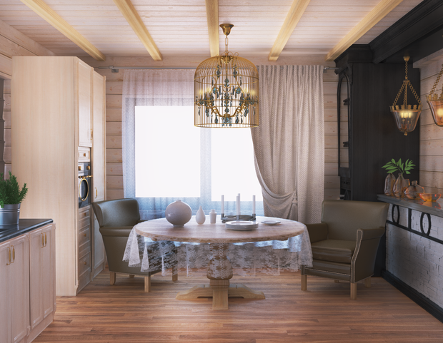 Фотография: Кухня и столовая в стиле Прованс и Кантри – фото на INMYROOM