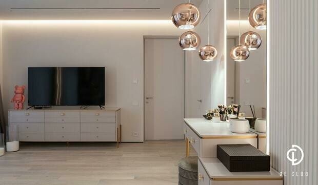 Фото из портфолио Квартира 160 м² в ЖК «Прайм Парк». Ремонт. Современный стиль – фотографии дизайна интерьеров на INMYROOM