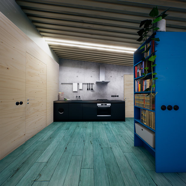 Фото из портфолио Интерьер Untere Straßäcker 19, Мюнхен.  – фотографии дизайна интерьеров на INMYROOM