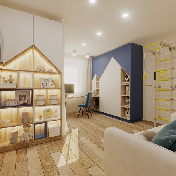 Фото из портфолио Детские комнаты – фотографии дизайна интерьеров на INMYROOM