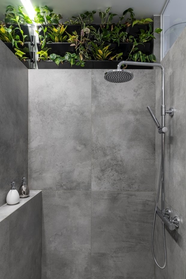 Фотография: Ванная в стиле Минимализм, Малогабаритная квартира, Квартира, Студия, Проект недели, Москва, до 40 метров, Марина Пахомова – фото на INMYROOM