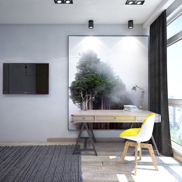 Фото из портфолио Уютный лофт для двоих – фотографии дизайна интерьеров на INMYROOM