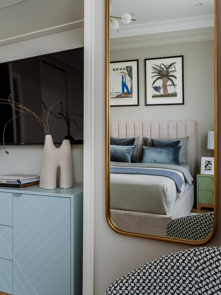 Фотография: Спальня в стиле Современный, Квартира, Проект недели, Москва, 3 комнаты, 60-90 метров, Андрей Некрасов – фото на INMYROOM Фотография: Спальня в стиле Современный, Квартира, Проект недели, Москва, 3 комнаты, 60-90 метров, Андрей Некрасов – фото на INMYROOM