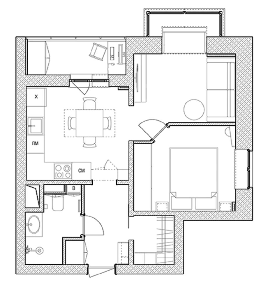 Фотография: Планировки в стиле , Скандинавский, Современный, Квартира, Минимализм, Проект недели, Санкт-Петербург, Олеся Малицкая, Сергей Малицкий, Студия Малицких, Панельный дом, 2 комнаты, 40-60 метров, ЖК Viva – фото на INMYROOM Фотография: Планировки в стиле , Скандинавский, Современный, Квартира, Минимализм, Проект недели, Санкт-Петербург, Олеся Малицкая, Сергей Малицкий, Студия Малицких, Панельный дом, 2 комнаты, 40-60 метров, ЖК Viva – фото на INMYROOM