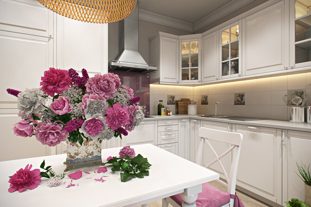 Фото из портфолио Нежные акценты – фотографии дизайна интерьеров на INMYROOM