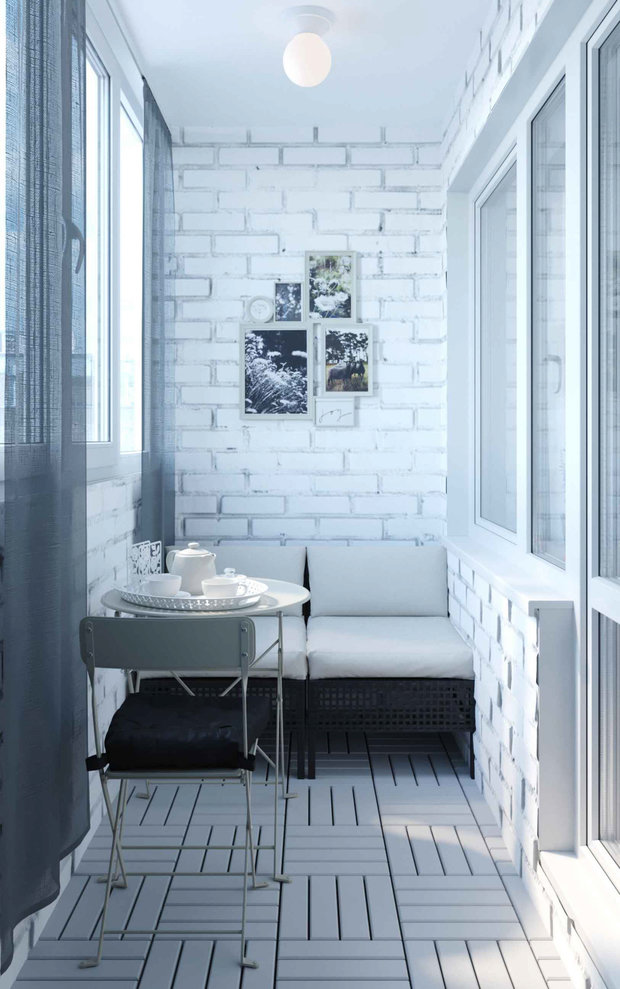 Фотография: Балкон в стиле Скандинавский, Гид, ИКЕА, П-44 – фото на INMYROOM