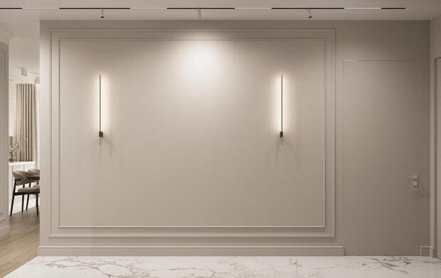 Фото из портфолио Дизайн-проект квартиры в ЖК «Shagal» в стиле современная классика – фотографии дизайна интерьеров на INMYROOM